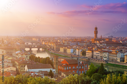 Florence View at sunset