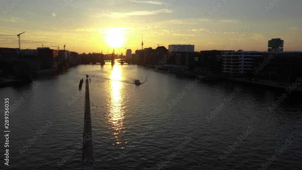 BERLIN SPREE RIVER SUNSET 8 BERLIN SPREE RIVER SUNSET 8