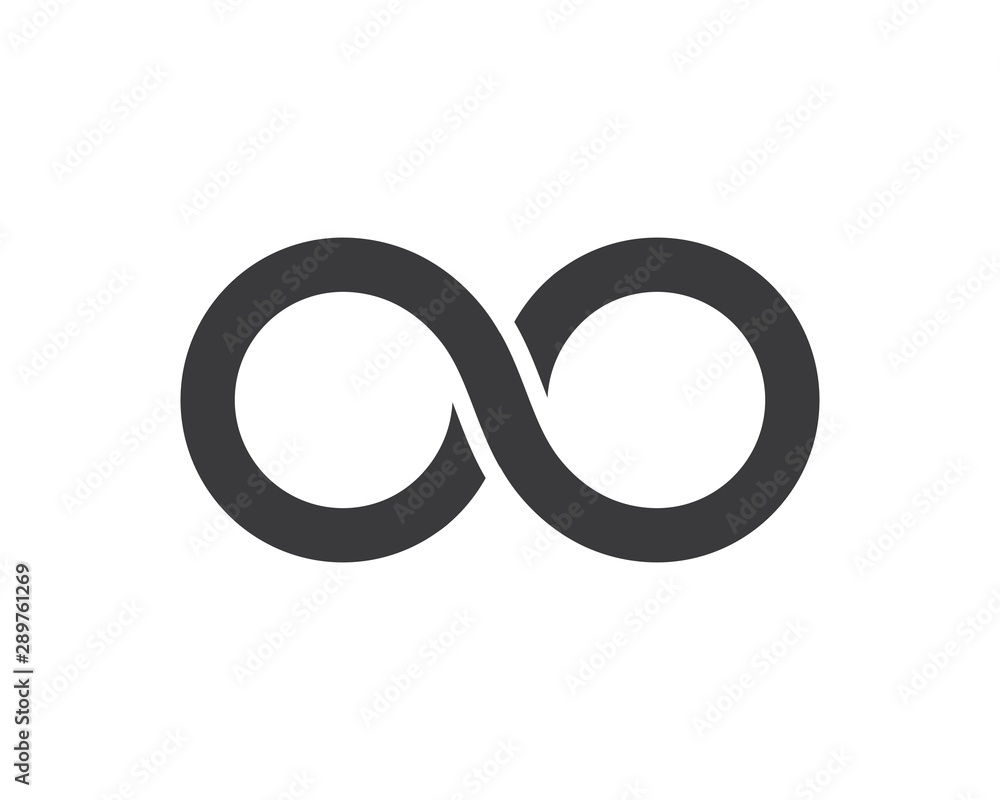 Infinity logo Vector icon Infinity logo Vector icon