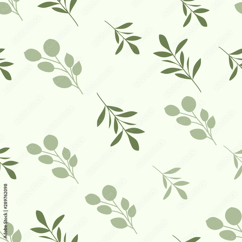 Fototapeta Beauty soft seamless floral pattern vector illustrations