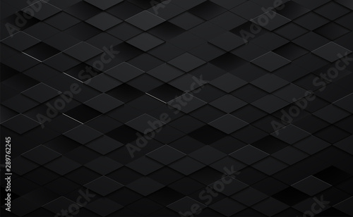 3d vector black square background,grunge surface-illustration,abstract