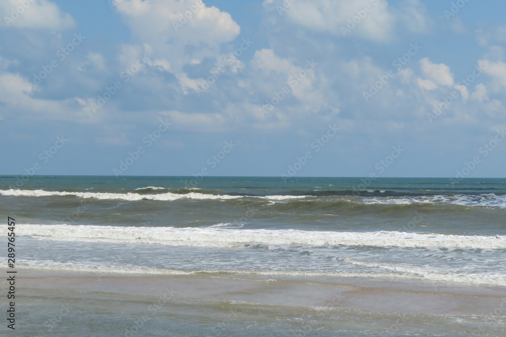 Beautiful ocean view at Atlantic coast of North Florida Beautiful ocean view at Atlantic coast of North Florida