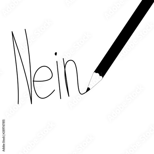 Nein schreiben