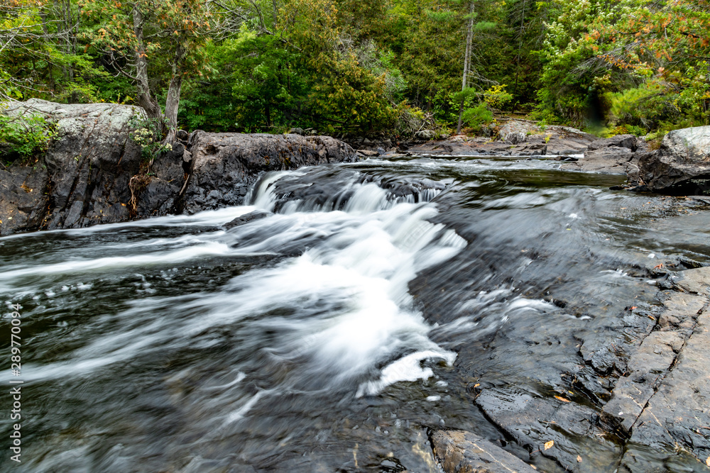 Mississippi River rapids landscape Mississippi River rapids landscape