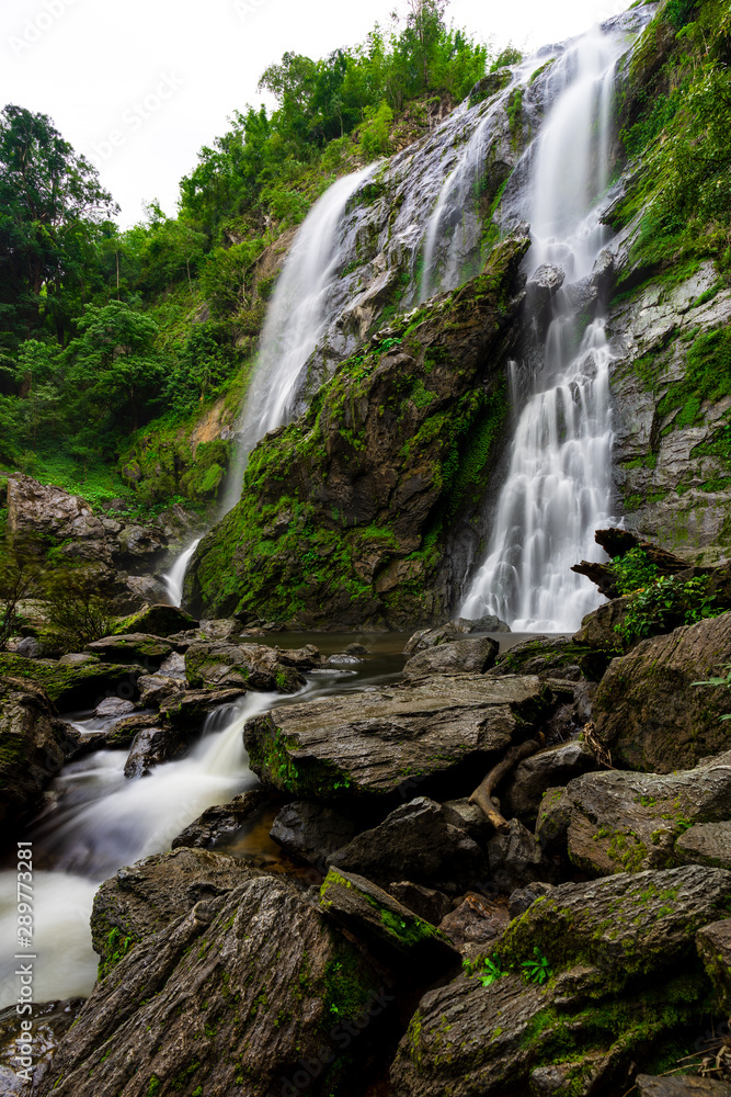 Khlong Lan Waterfall, A waterfall in klong Lan national park of Thailand. KamphaengPhet ,Thailand. Khlong Lan Waterfall, A waterfall in klong Lan national park of Thailand. KamphaengPhet ,Thailand.