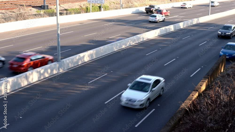 Traffic on the Inner City Bypass. Brisbane, Australia Traffic on the Inner City Bypass. Brisbane, Australia