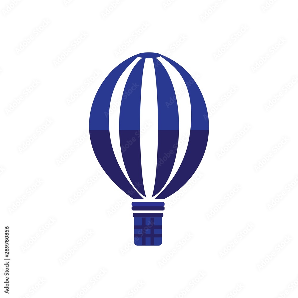 Obraz premium air balloon logo vector