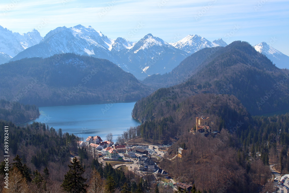 Alpsee Lake View from Neuschwanstein Castle