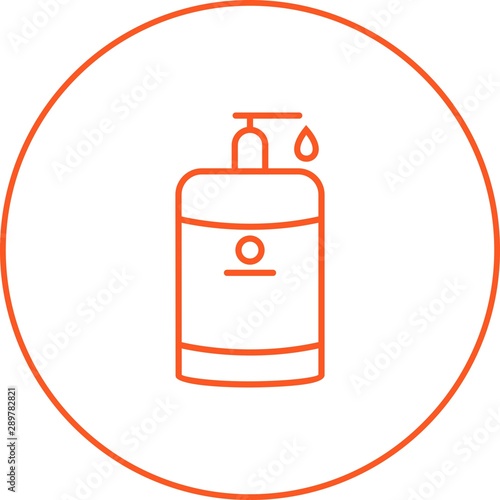 Beautiful handwash vector line icon