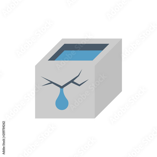 waterproof water leak icon