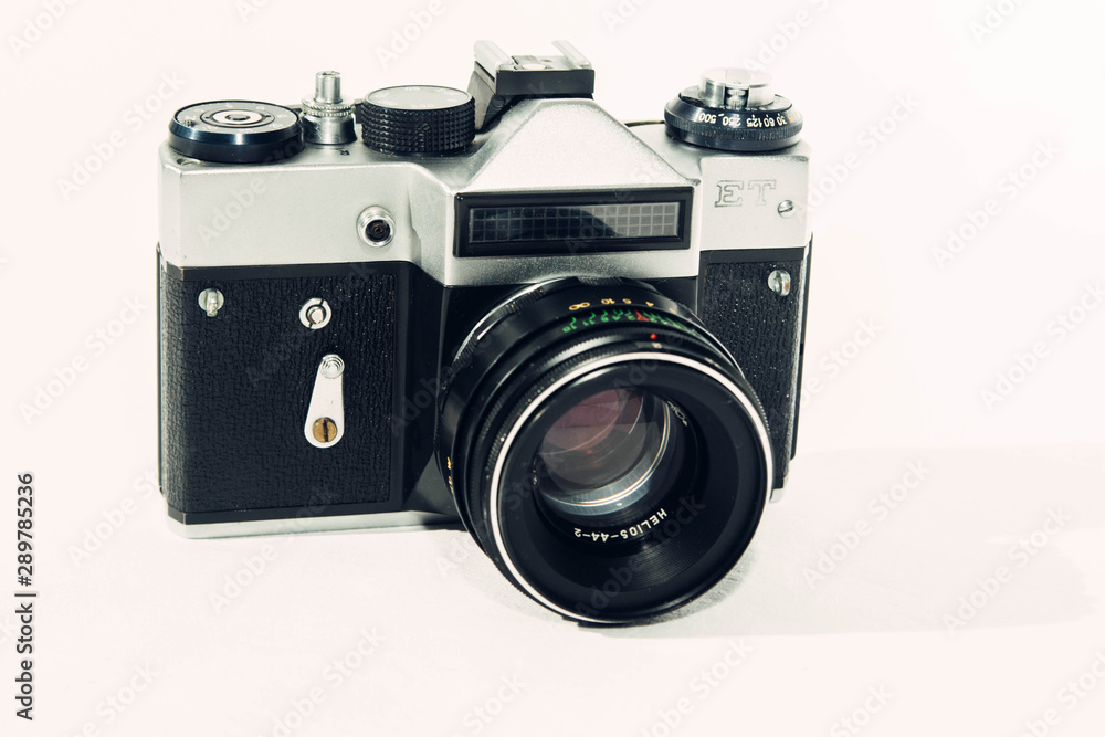 old camera isolated on white background old camera isolated on white background