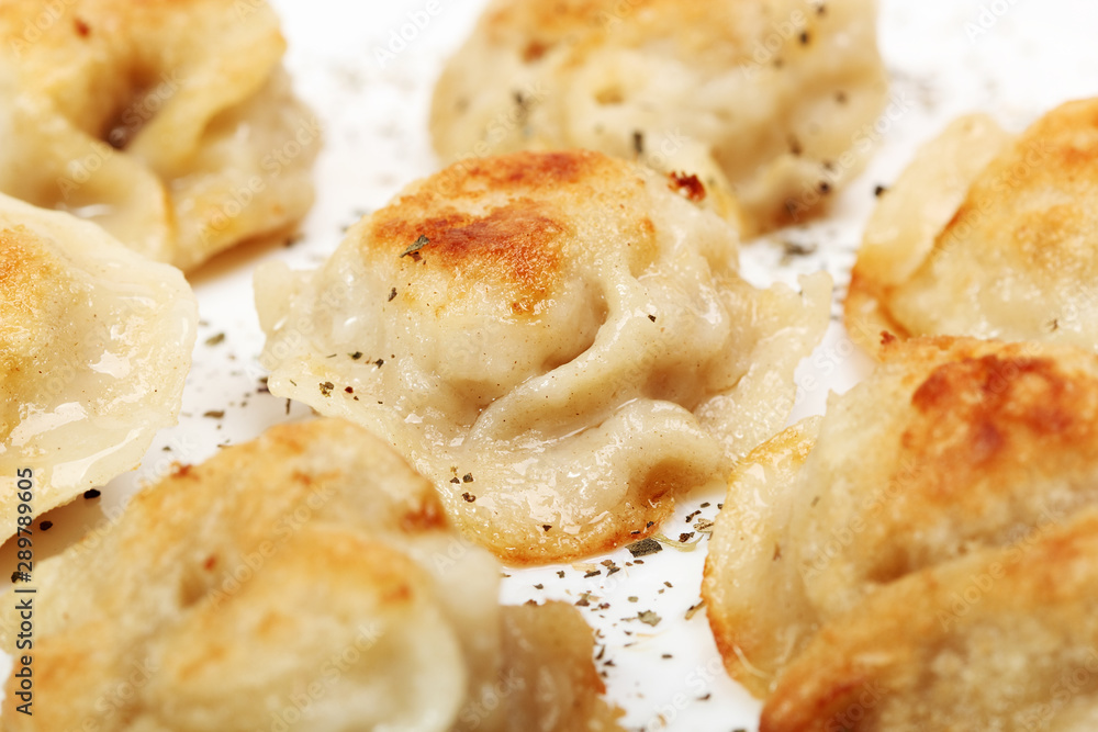 Fototapeta premium Fried meat dumplings