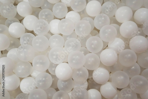 raw plastic material white inflatable balls