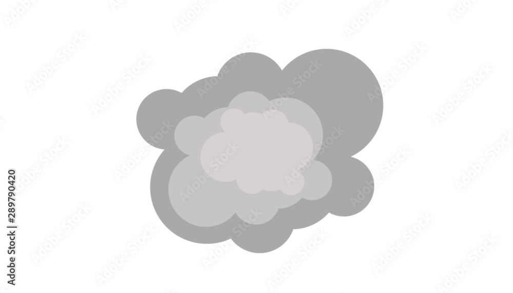 Smoke steam vector icon illustration. Simple image Smoke steam vector icon illustration. Simple image