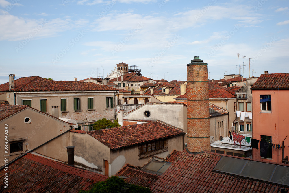 View of Venice roofs
