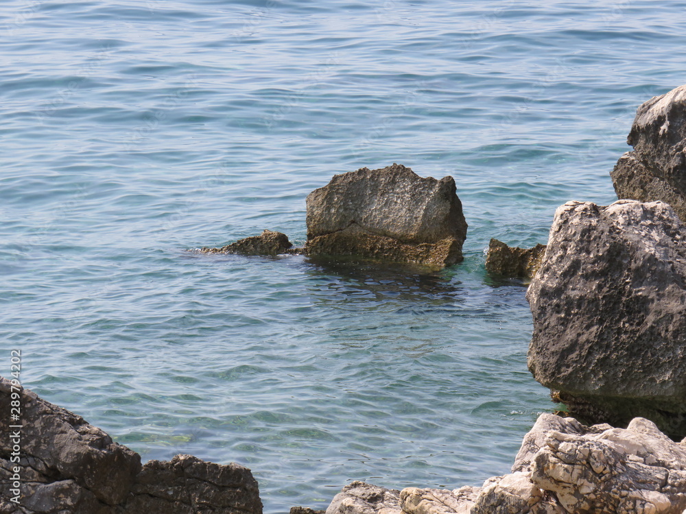 rocks in the sea