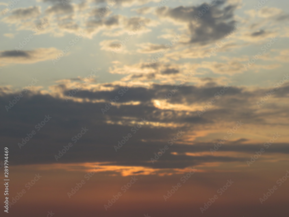 Obraz premium sunset in the sky