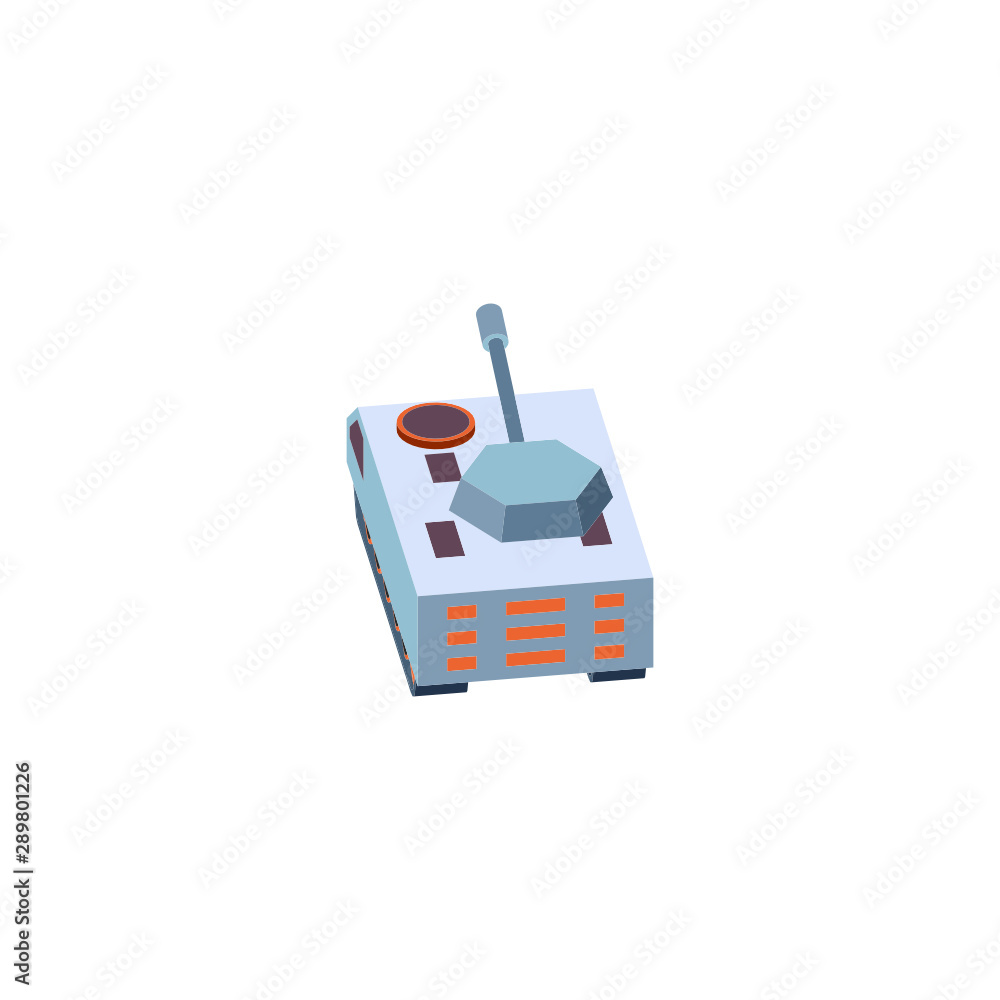 Sci Fi Modern Tank Isolated Images