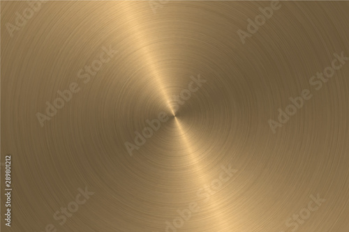 Brushed circular metal surface. Texture of metal. Abstract  vector illustration