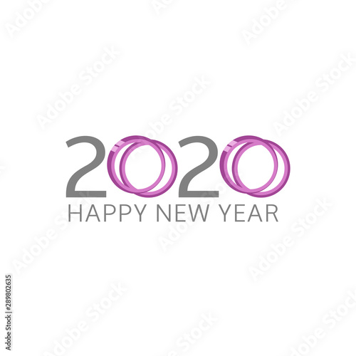 2020 Happy New Year onion icon