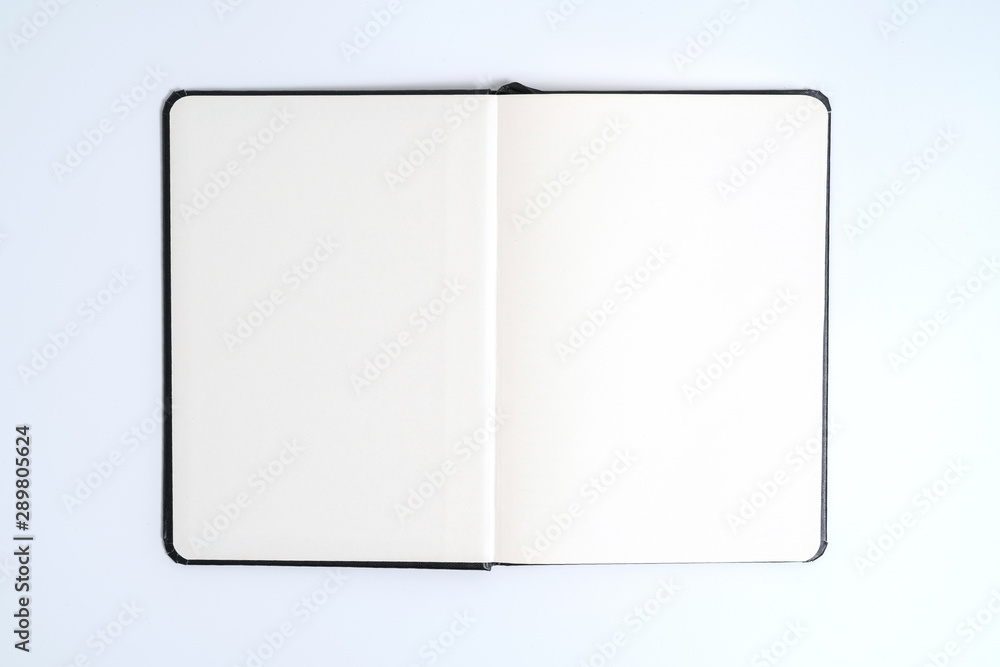 black notebook on white background with clipping path black notebook on white background with clipping path