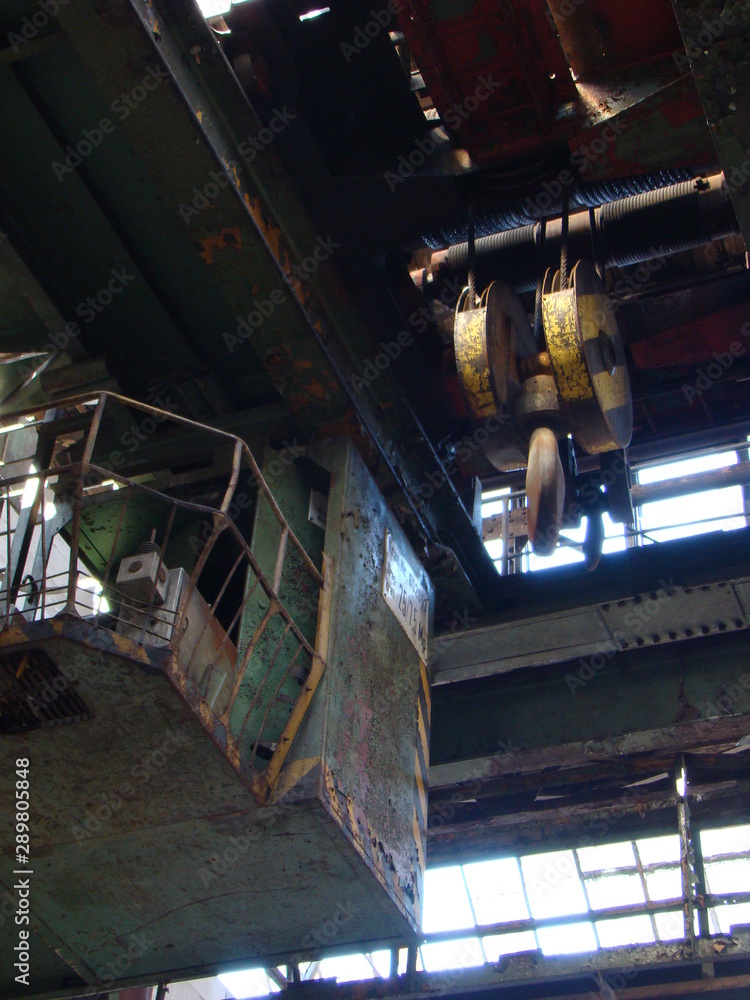 Urban Industrie Ruine Kran Urban Industrie Ruine Kran