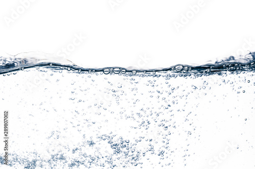 water bubbles isolated on white background