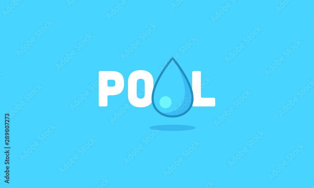 Typography with Water Drop Typography with Water Drop