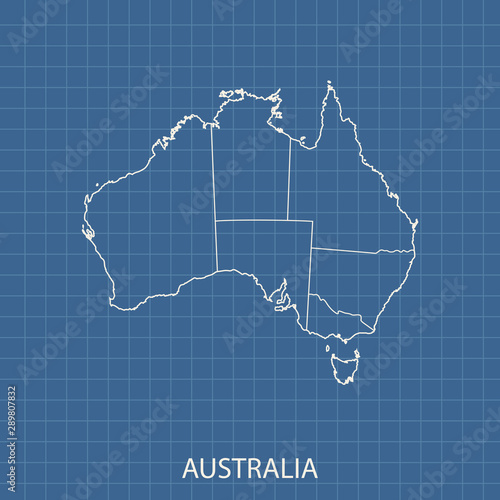 map of Australia