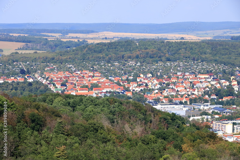 View over Eisenach, Thuringia, Germany
