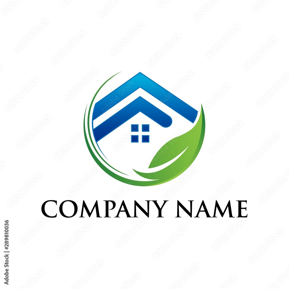 Real estate logo concept illustration Real estate logo concept illustration