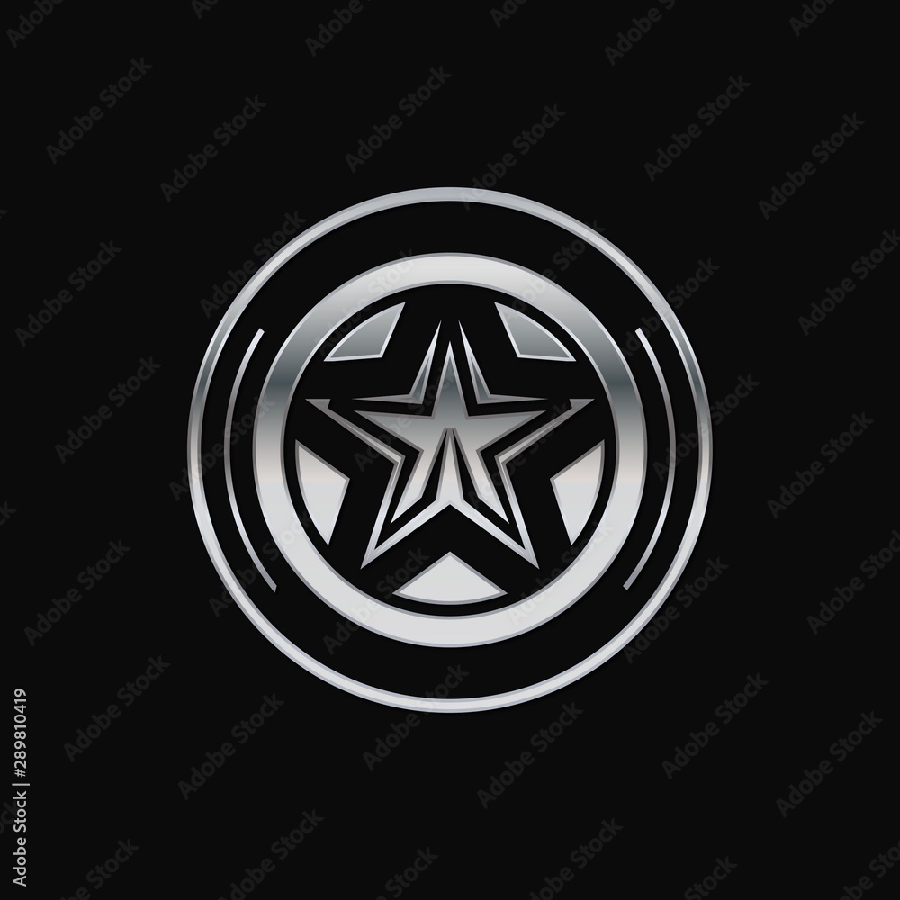 Star logo - vector logo concept illustration. Star logo - vector logo concept illustration.