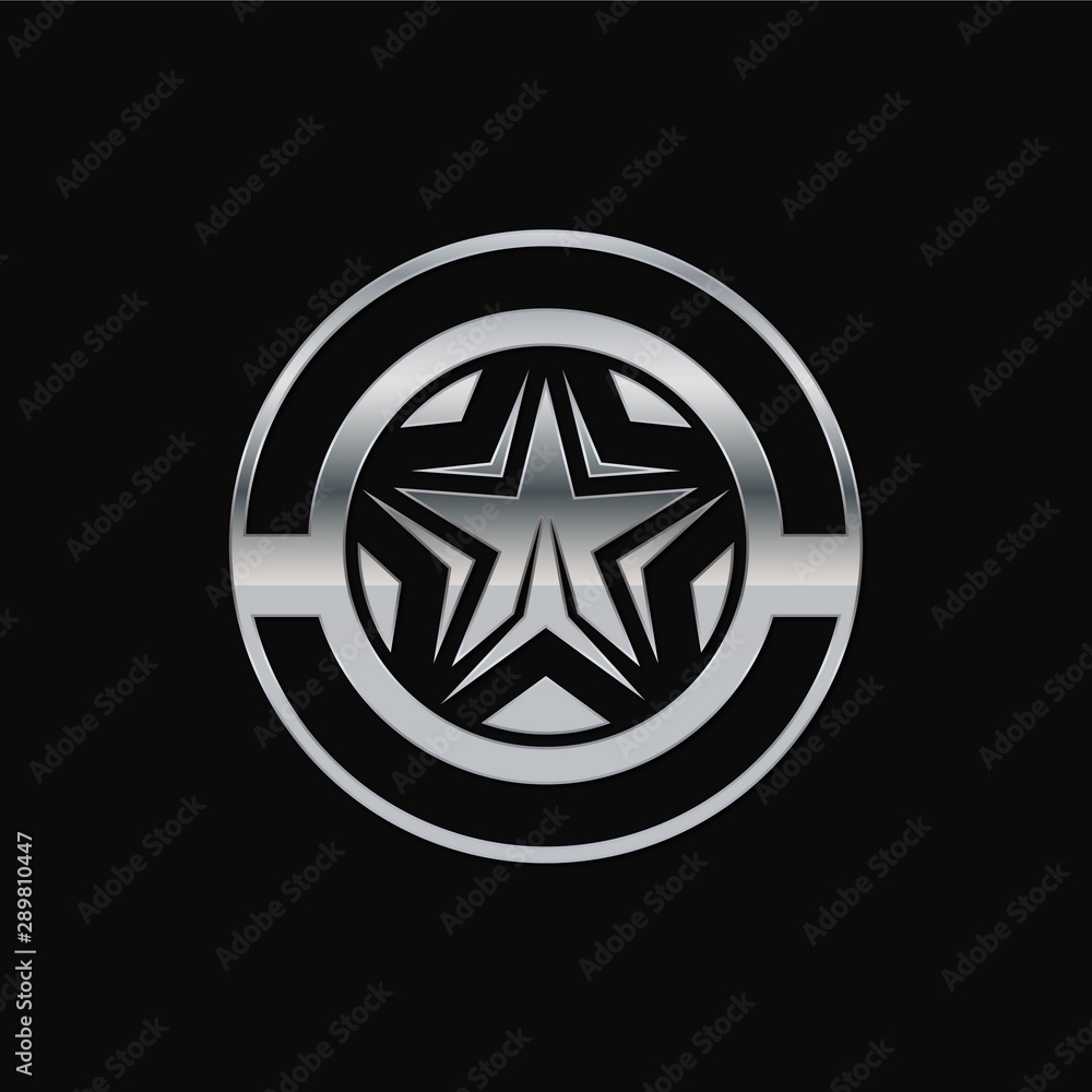 Star logo - vector logo concept illustration. Star logo - vector logo concept illustration.
