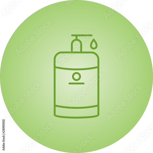 Beautiful handwash vector line icon