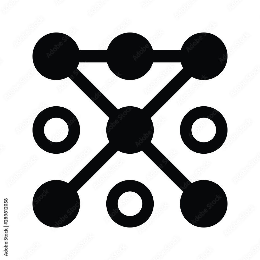 Pattern Lock, password, Mobile Security Icon Pattern Lock, password, Mobile Security Icon