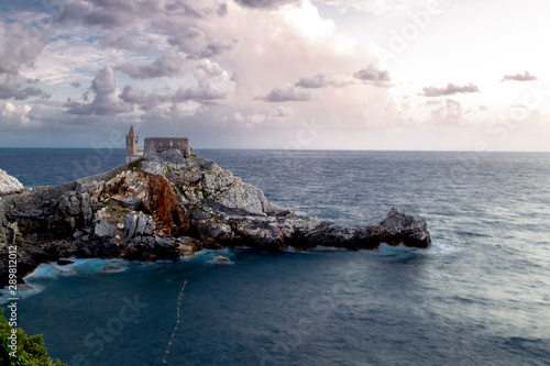 Obraz na płótnie Chiesa di San Pietro - Portovenere, Liguria w salonie