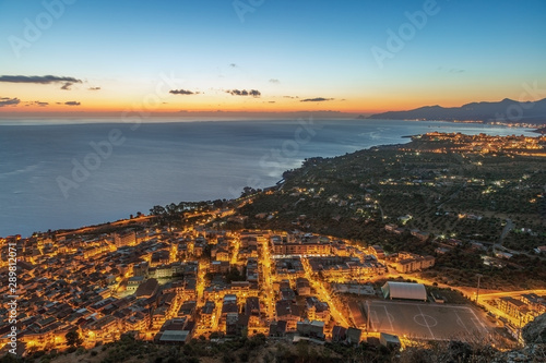 Notturno mediterraneo, Trabia, Palermo, Sicilia photo