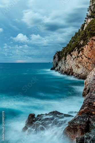 Obraz na płótnie Grotta di Byron - Portovenere, Italia w salonie
