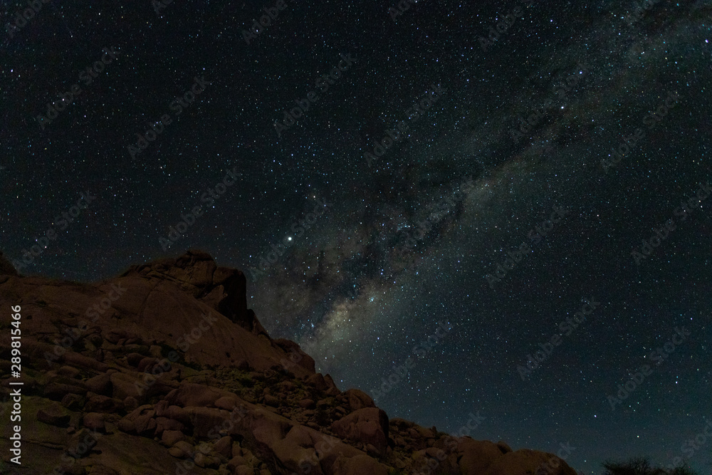 Fototapeta premium stars over the desert 