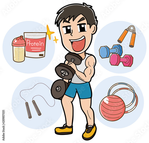 イラスト素材 男性 筋トレ イメージ 筋肉 ジム Stock Vector Adobe Stock イラスト素材 男性 筋トレ イメージ 筋肉 ジム Stock Vector Adobe Stock