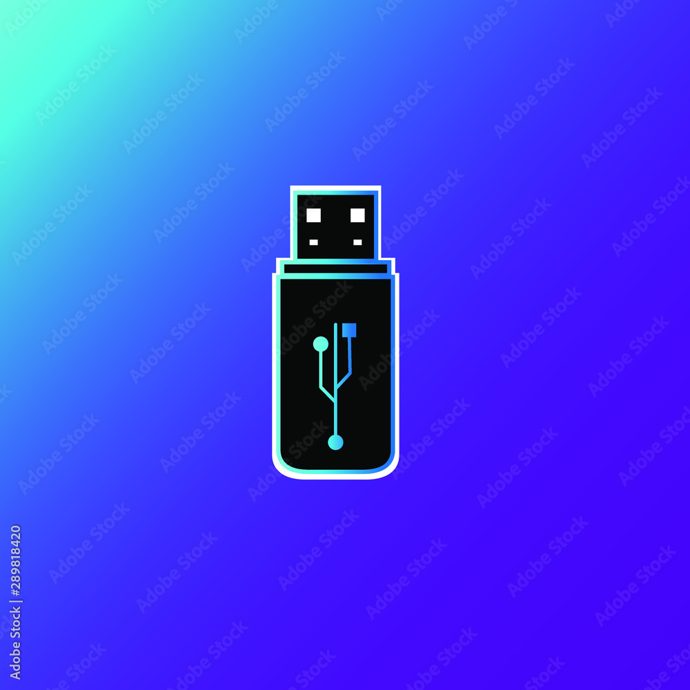 USB flash memory stick vector USB flash memory stick vector