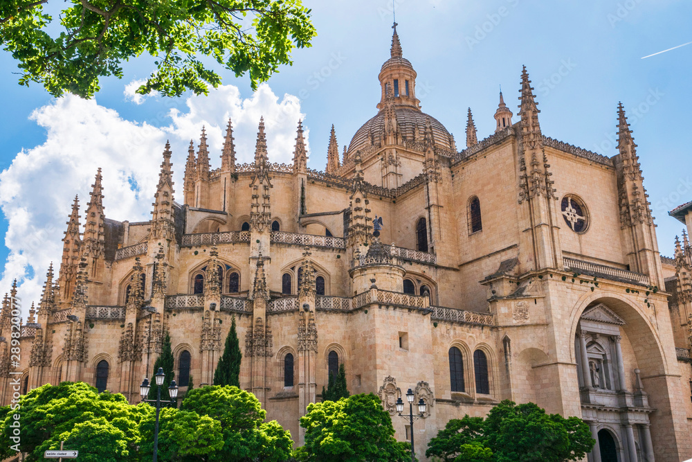 Cathedral of Segovia, built at the end of the XVIth century, Segovia, Spain