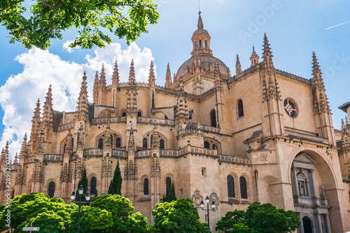 Cathedral of Segovia, built at the end of the XVIth century, Segovia, Spain