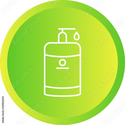 Beautiful handwash vector line icon