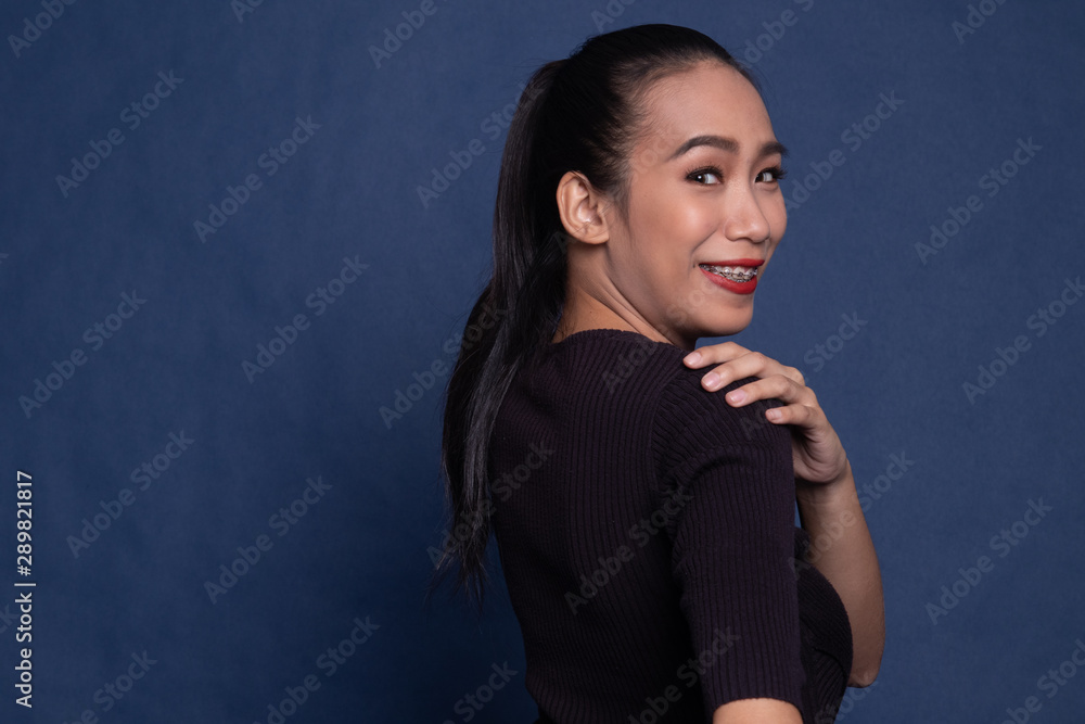 Happy Beautiful young Asian woman. Happy Beautiful young Asian woman.