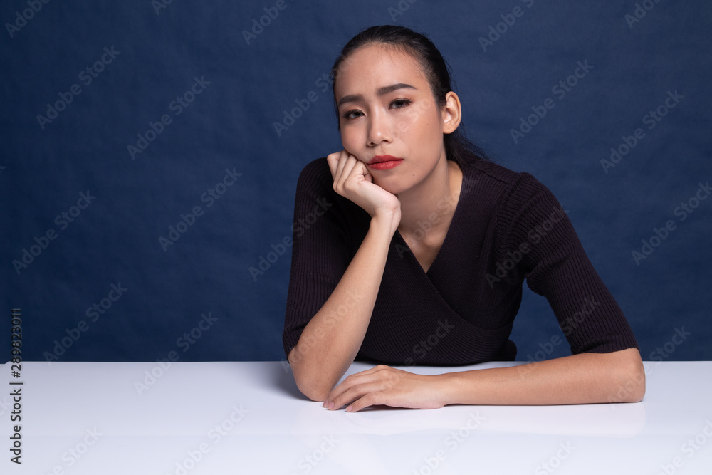 Asian girl is getting bore.