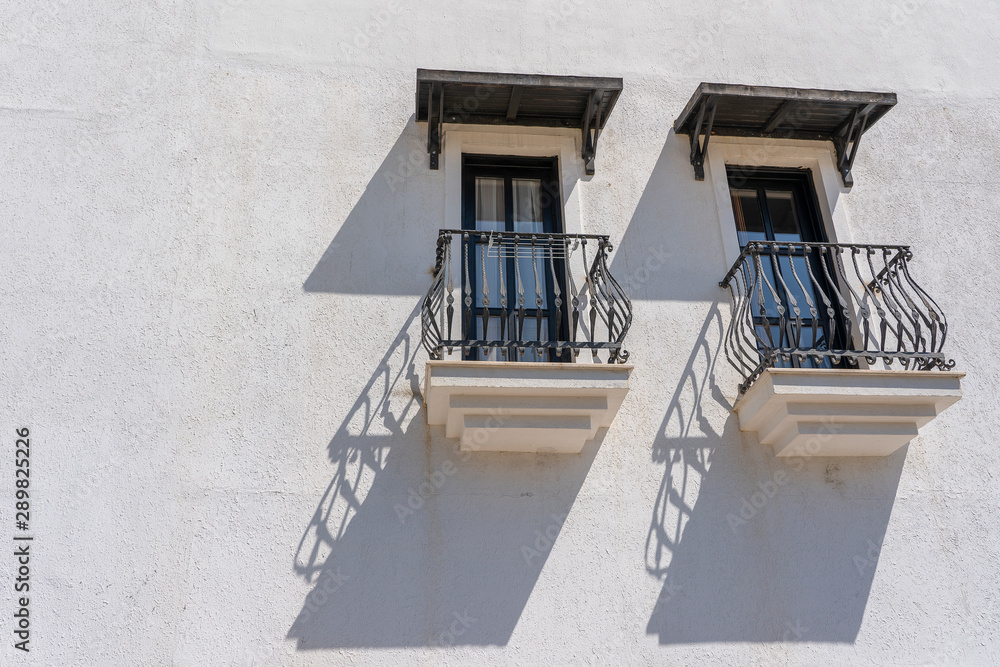 Fototapeta premium Decorative balcony of a house in Turkey