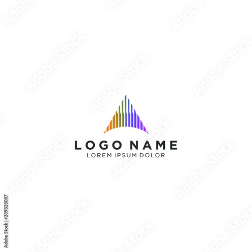 Free Download Triangle logo for modern technology business - GFXLoad