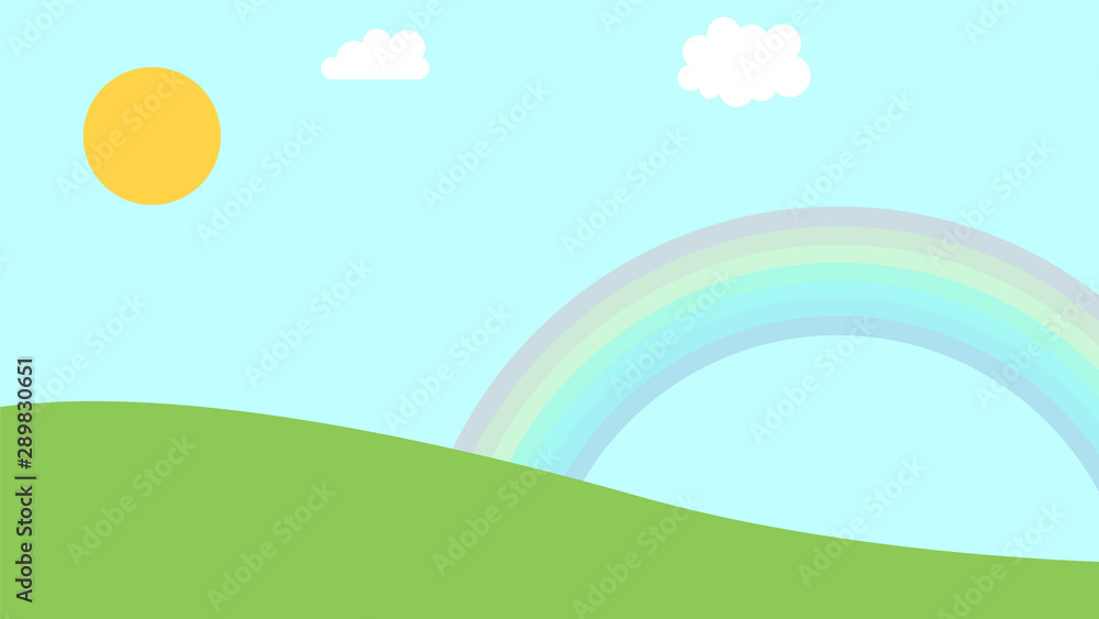 Elegant Colourful rainbow background Vector