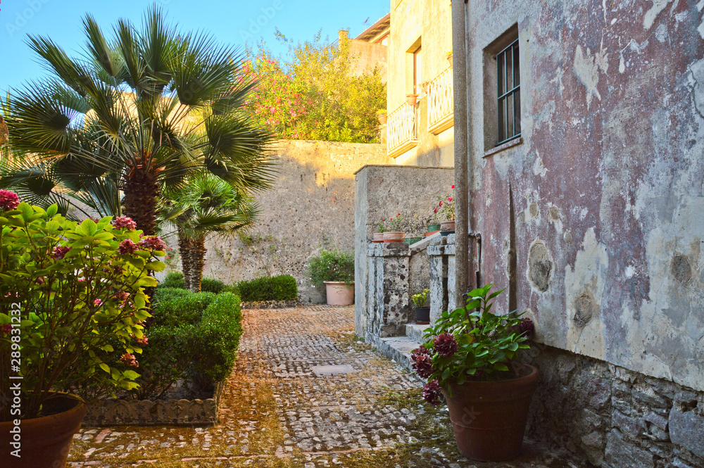 Fototapeta premium A trip to the old town of Erice in Sicily, Italy.